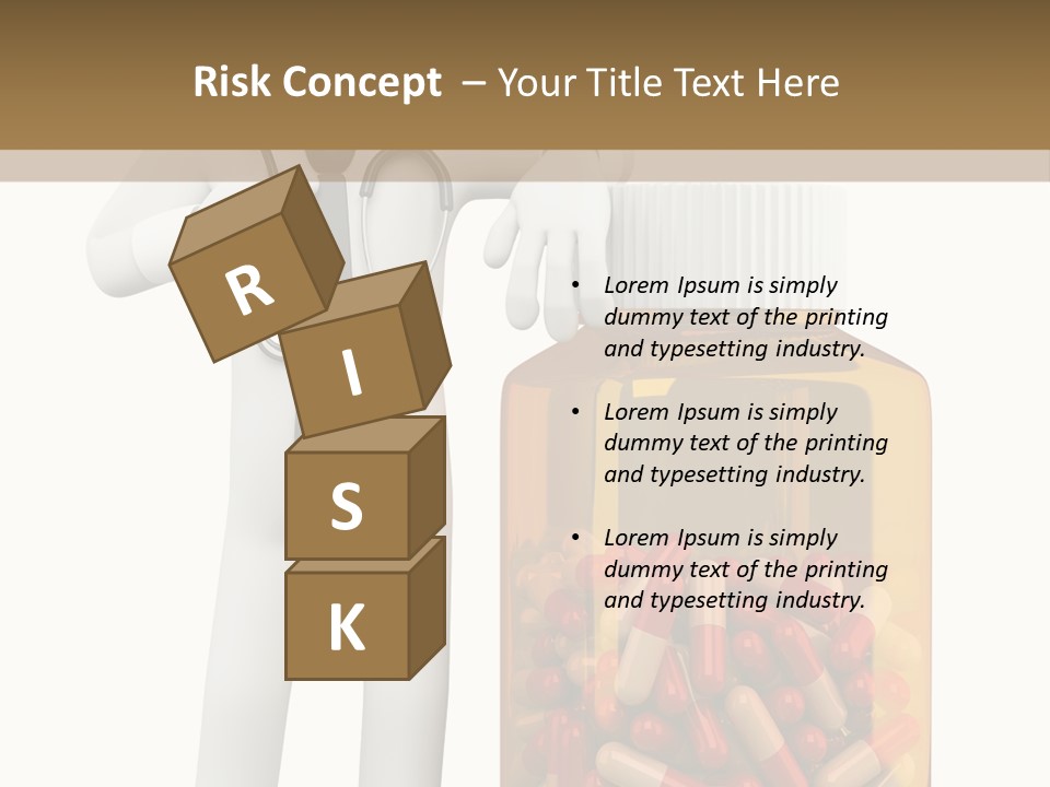 Tie Healthcare Graphic PowerPoint Template