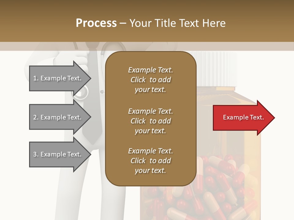 Tie Healthcare Graphic PowerPoint Template