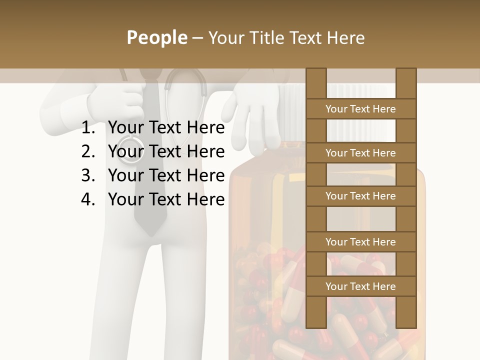 Tie Healthcare Graphic PowerPoint Template