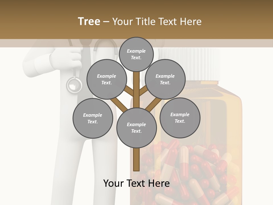 Tie Healthcare Graphic PowerPoint Template