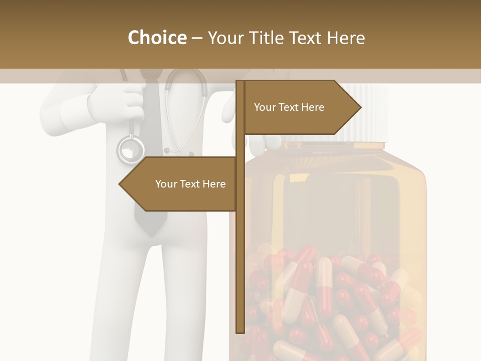Tie Healthcare Graphic PowerPoint Template
