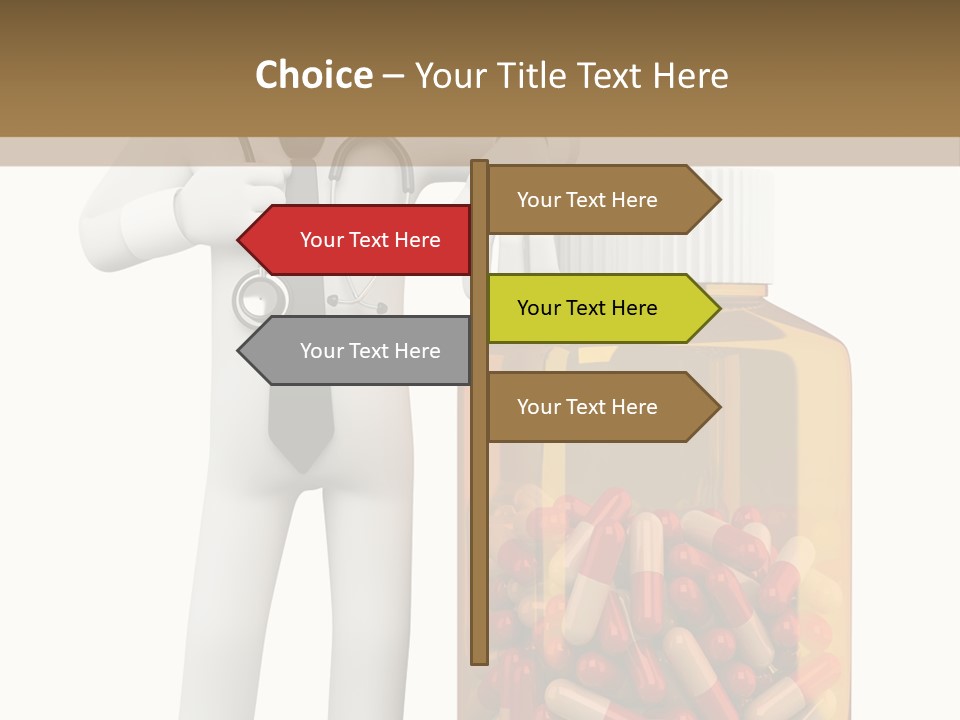 Tie Healthcare Graphic PowerPoint Template