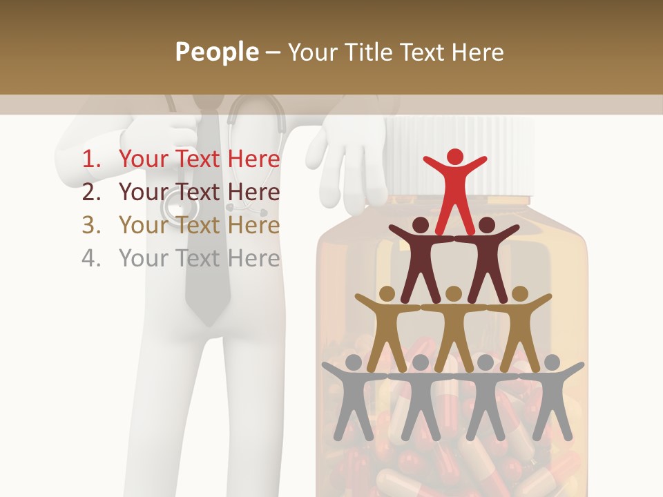 Tie Healthcare Graphic PowerPoint Template