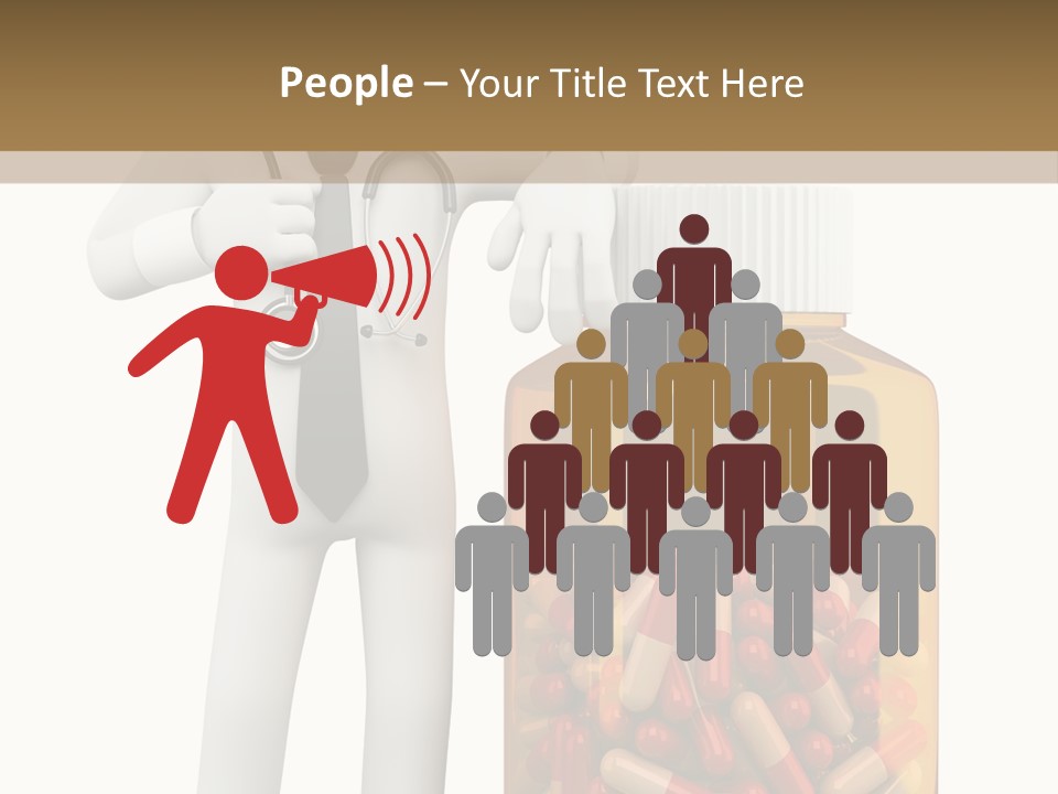 Tie Healthcare Graphic PowerPoint Template