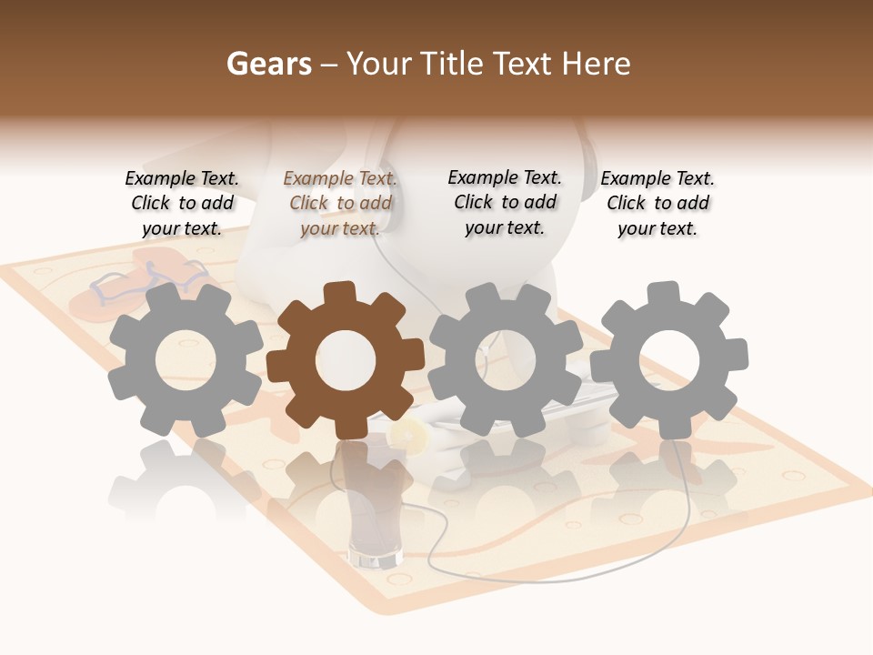 Ebook Study Isolated PowerPoint Template