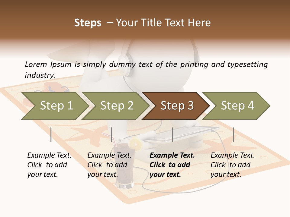 Ebook Study Isolated PowerPoint Template