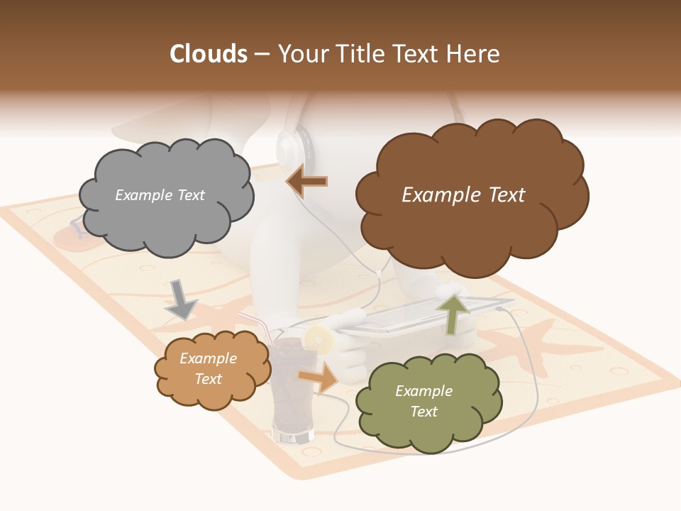 Ebook Study Isolated PowerPoint Template
