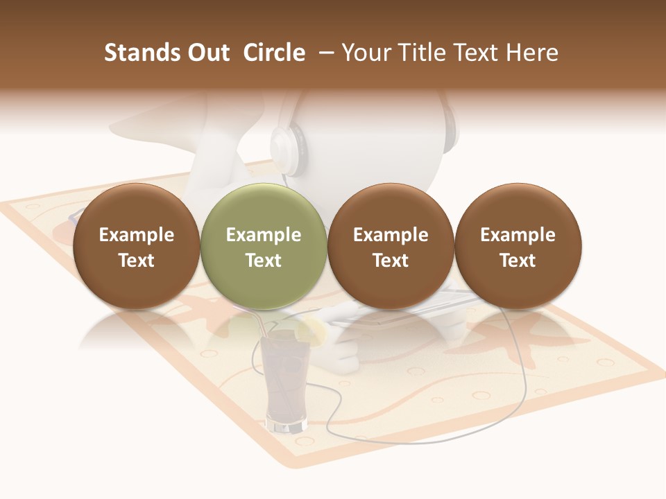 Ebook Study Isolated PowerPoint Template