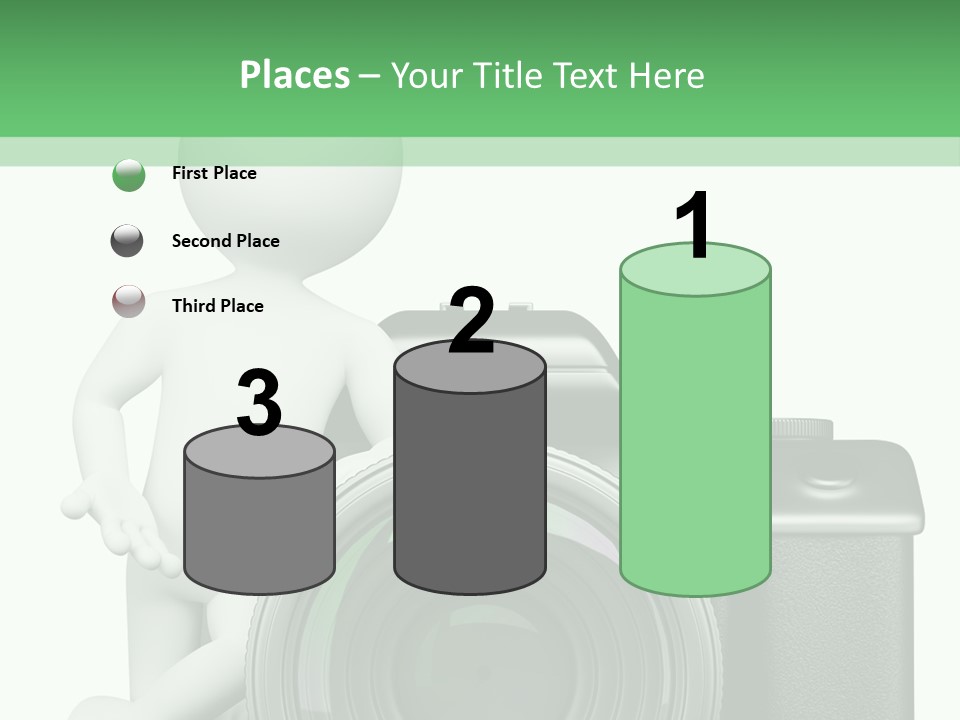 Guy Photographic Glass PowerPoint Template