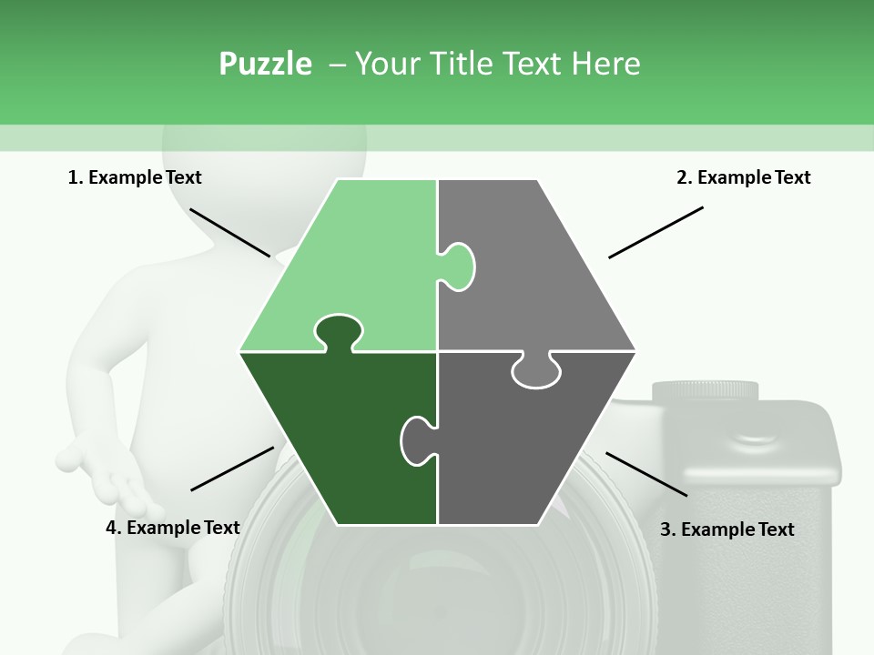 Guy Photographic Glass PowerPoint Template