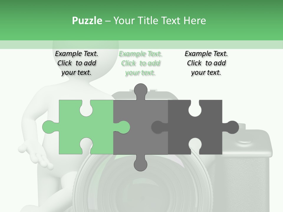 Guy Photographic Glass PowerPoint Template