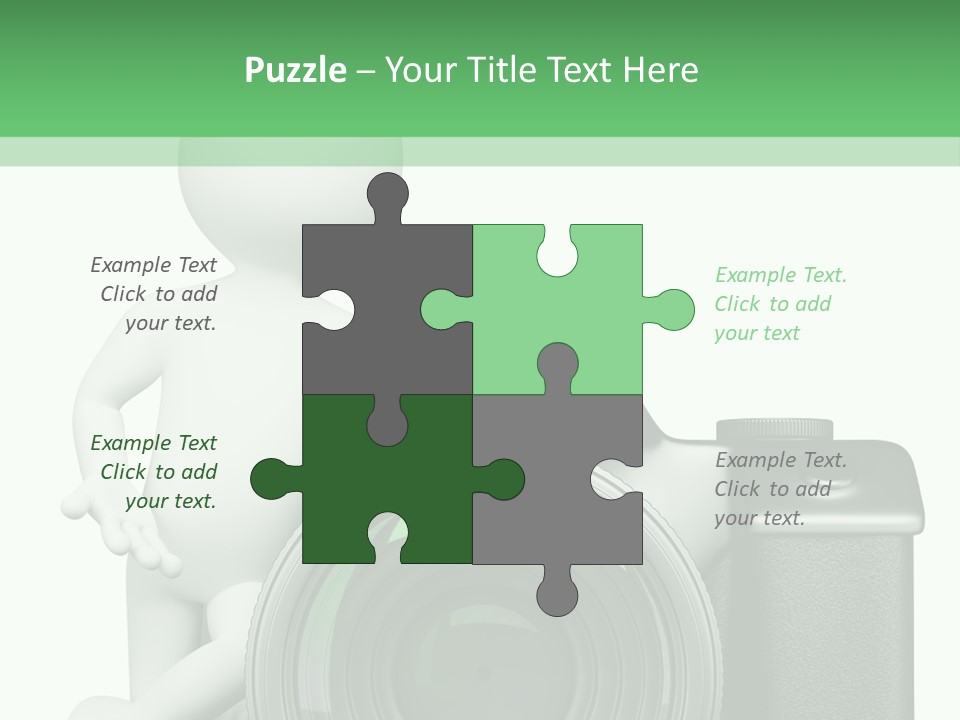 Guy Photographic Glass PowerPoint Template