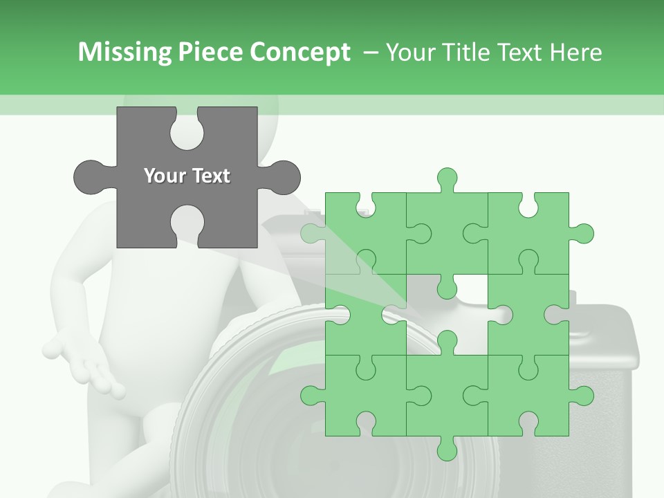 Guy Photographic Glass PowerPoint Template