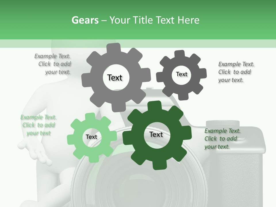 Guy Photographic Glass PowerPoint Template