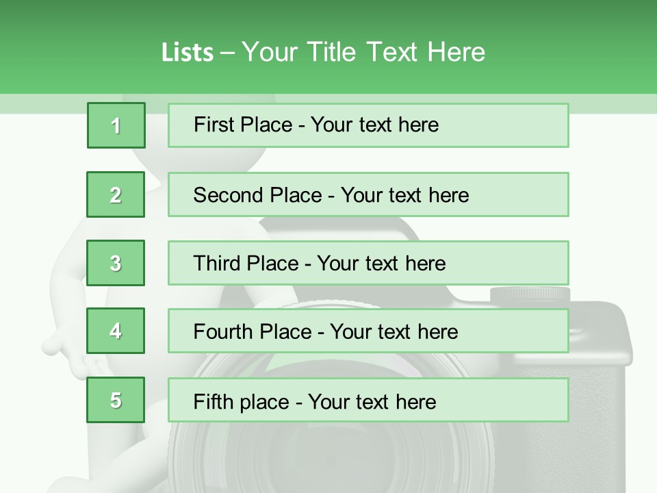 Guy Photographic Glass PowerPoint Template