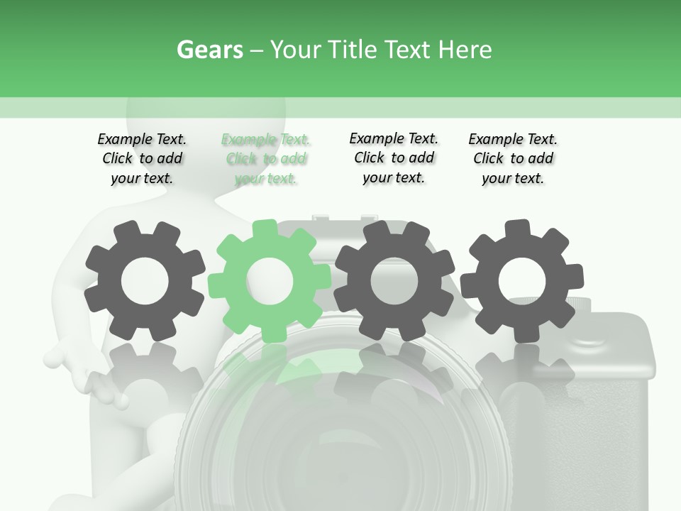 Guy Photographic Glass PowerPoint Template