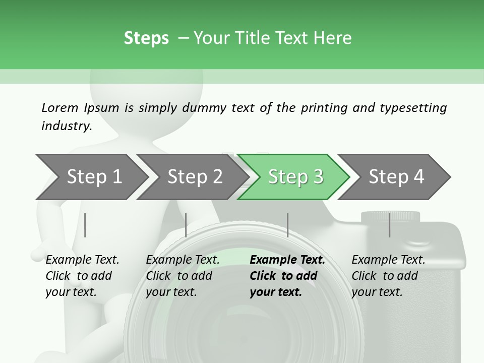 Guy Photographic Glass PowerPoint Template