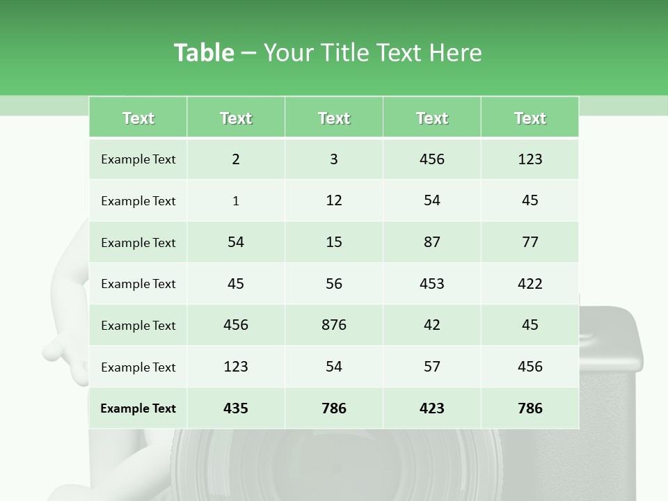 Guy Photographic Glass PowerPoint Template