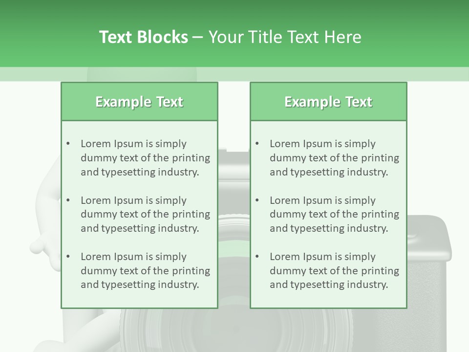 Guy Photographic Glass PowerPoint Template