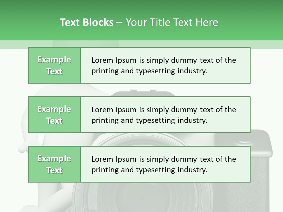 Guy Photographic Glass PowerPoint Template