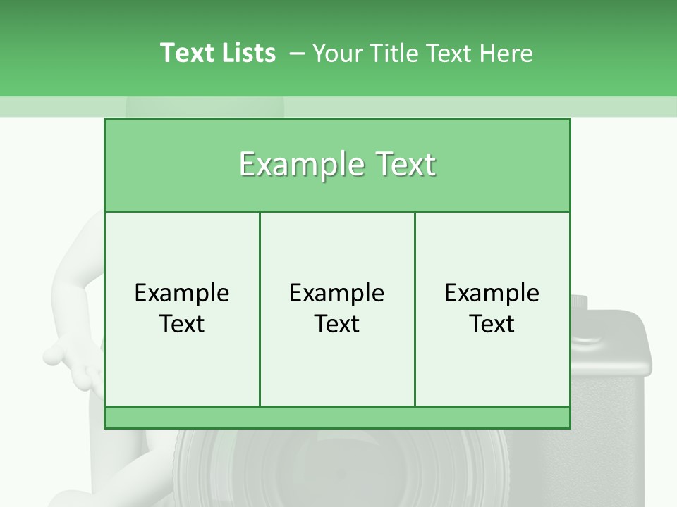 Guy Photographic Glass PowerPoint Template