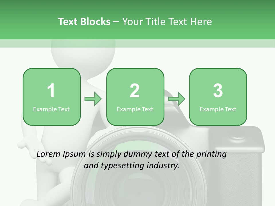 Guy Photographic Glass PowerPoint Template