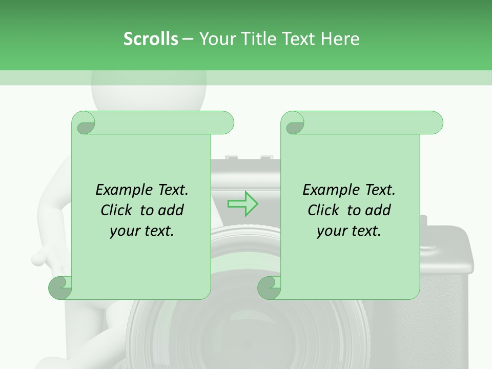 Guy Photographic Glass PowerPoint Template