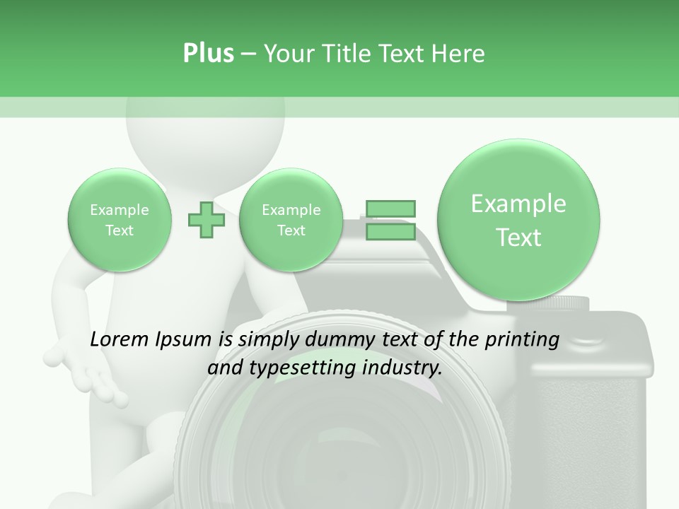 Guy Photographic Glass PowerPoint Template
