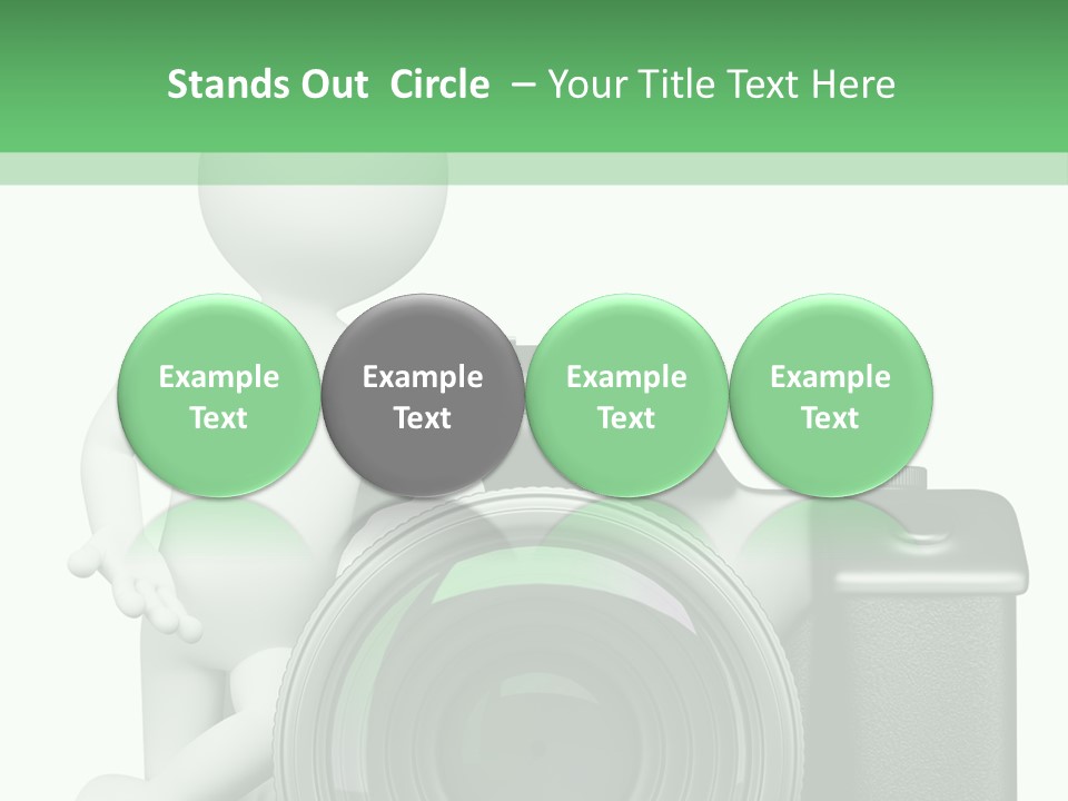 Guy Photographic Glass PowerPoint Template