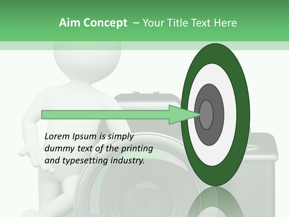 Guy Photographic Glass PowerPoint Template