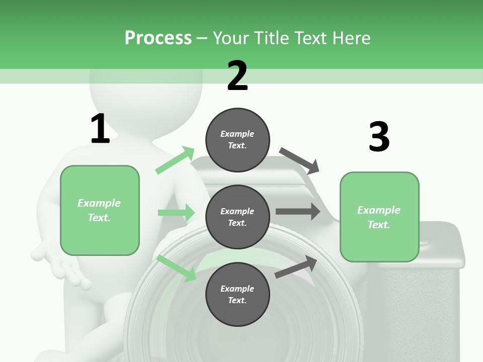 Guy Photographic Glass PowerPoint Template