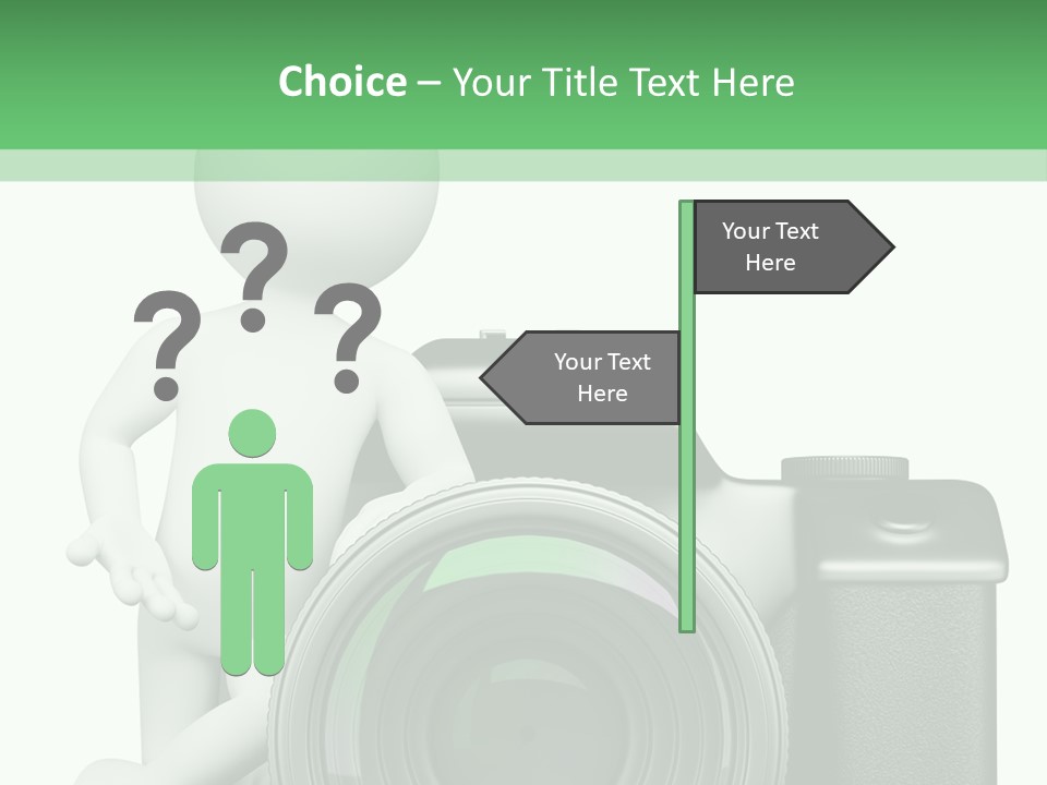 Guy Photographic Glass PowerPoint Template