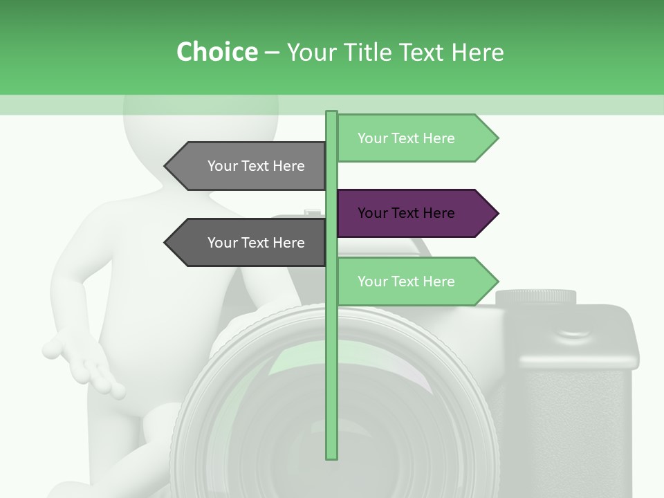 Guy Photographic Glass PowerPoint Template