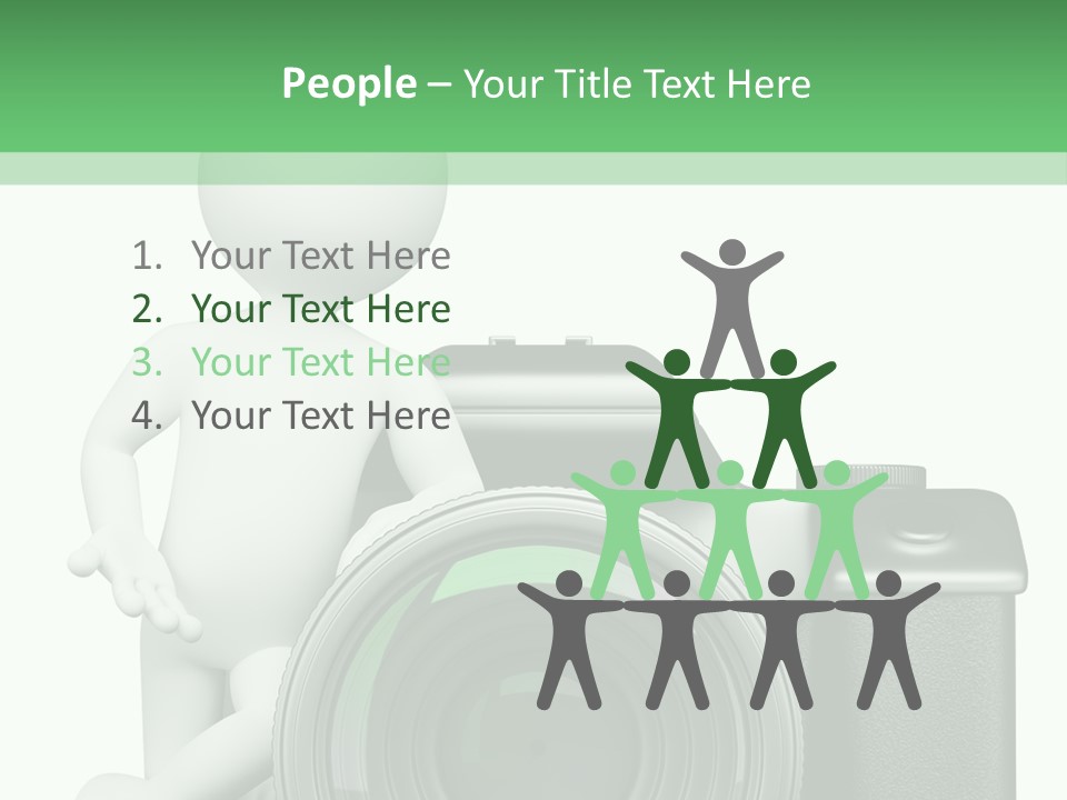 Guy Photographic Glass PowerPoint Template