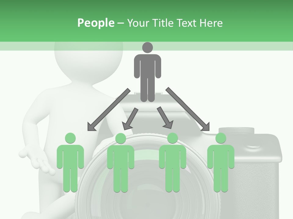 Guy Photographic Glass PowerPoint Template