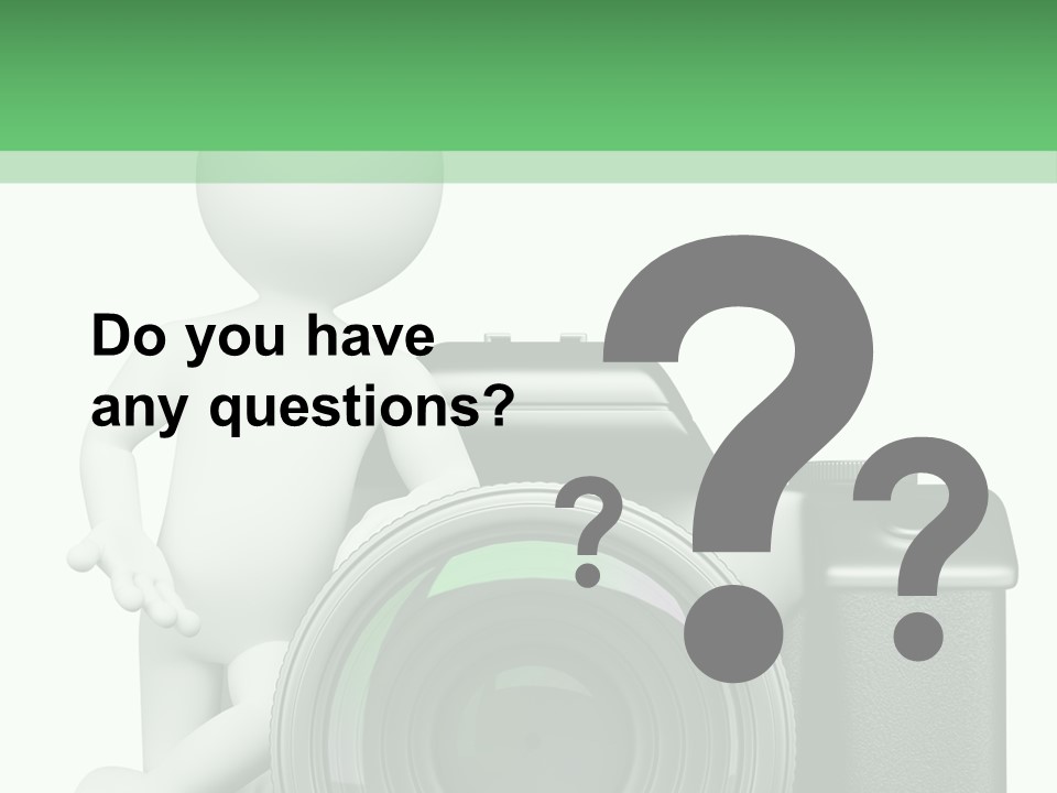 Guy Photographic Glass PowerPoint Template