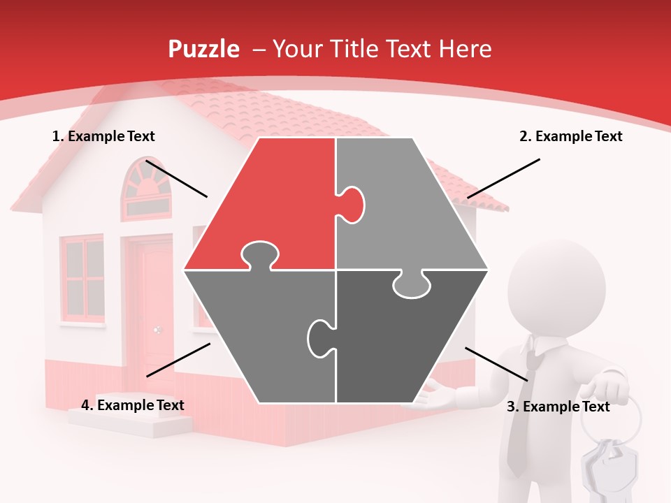 Graphic Man Residence PowerPoint Template