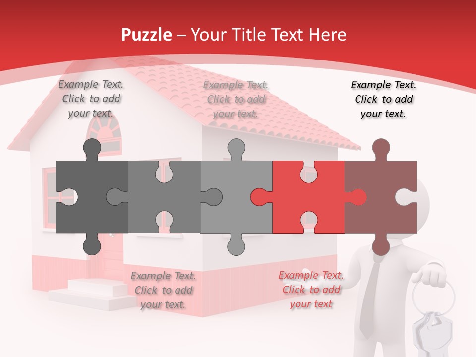 Graphic Man Residence PowerPoint Template