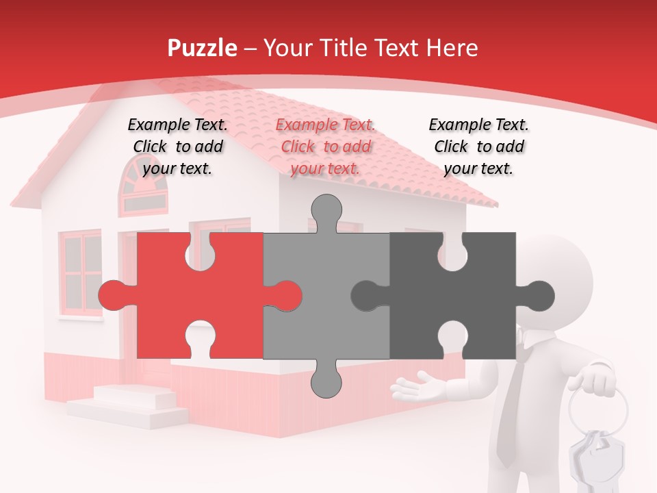 Graphic Man Residence PowerPoint Template