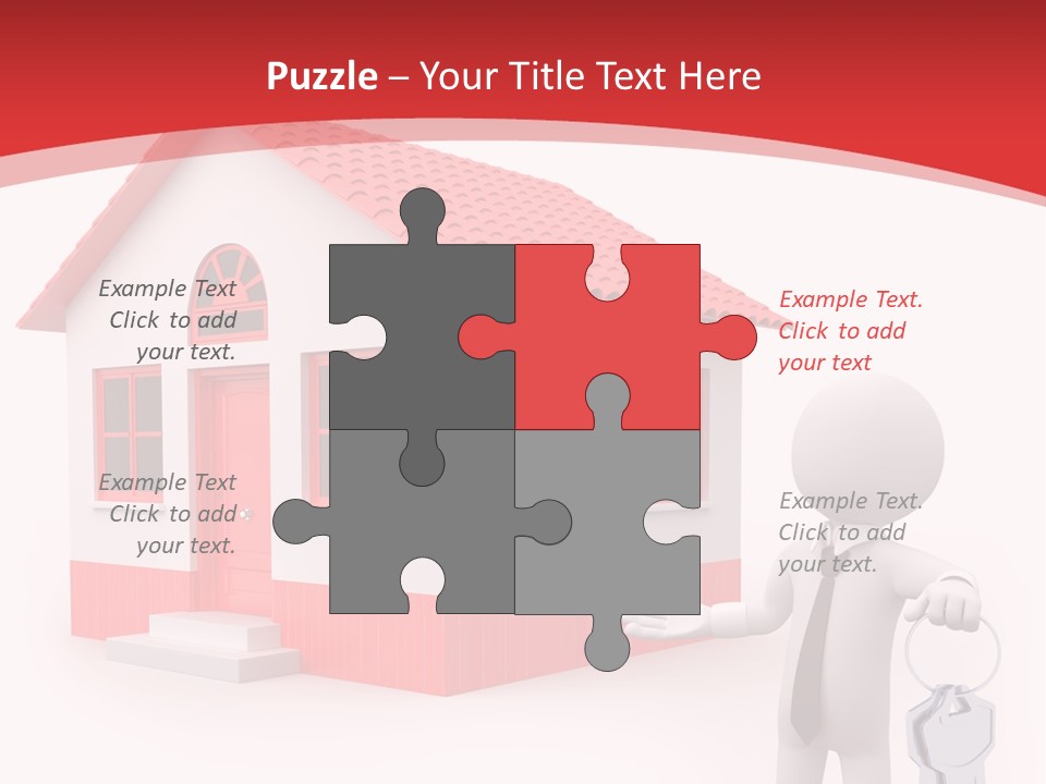 Graphic Man Residence PowerPoint Template