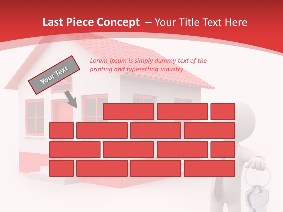 Graphic Man Residence PowerPoint Template