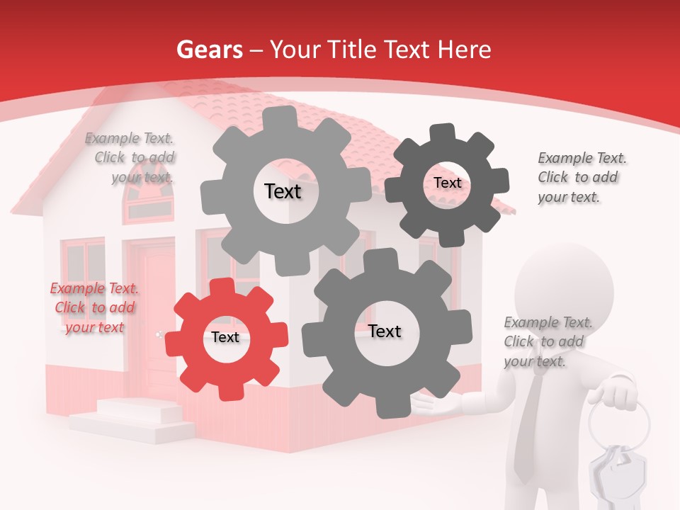 Graphic Man Residence PowerPoint Template