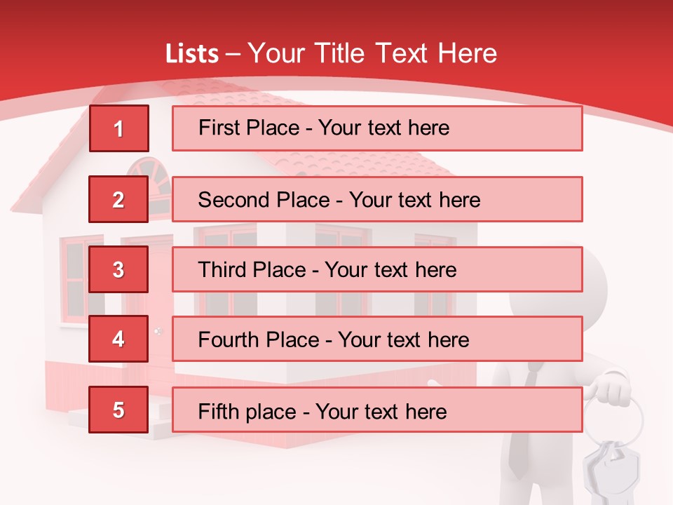 Graphic Man Residence PowerPoint Template