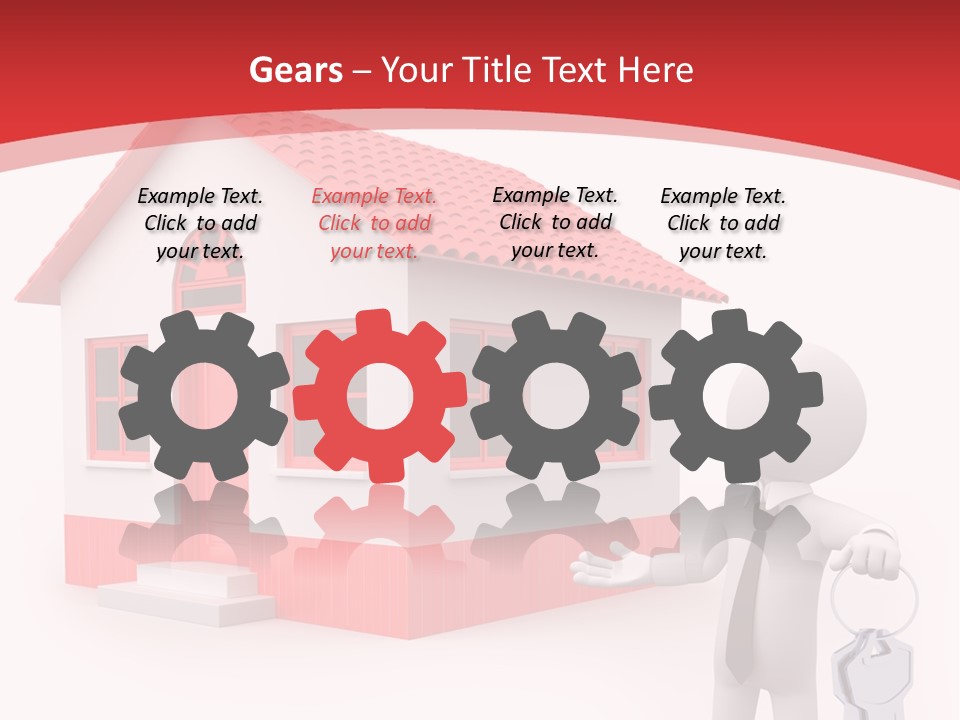 Graphic Man Residence PowerPoint Template