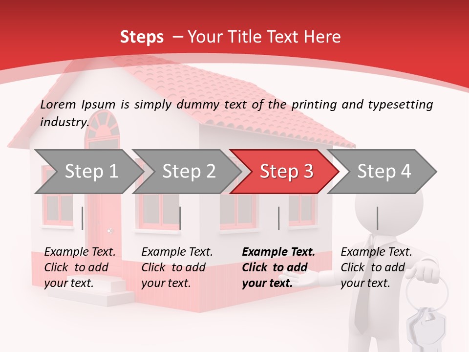 Graphic Man Residence PowerPoint Template