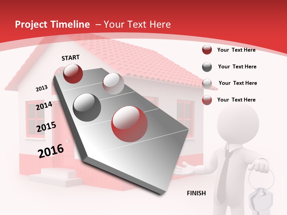 Graphic Man Residence PowerPoint Template