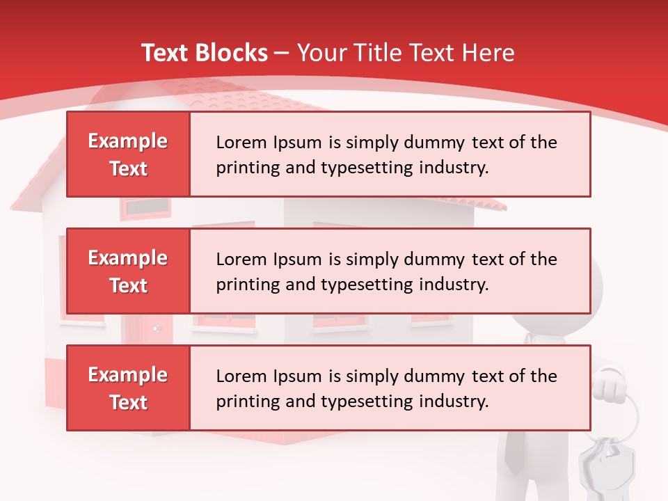 Graphic Man Residence PowerPoint Template