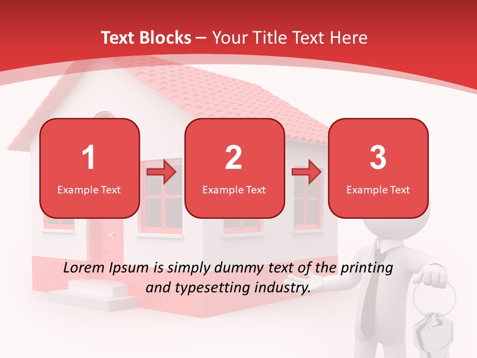 Graphic Man Residence PowerPoint Template