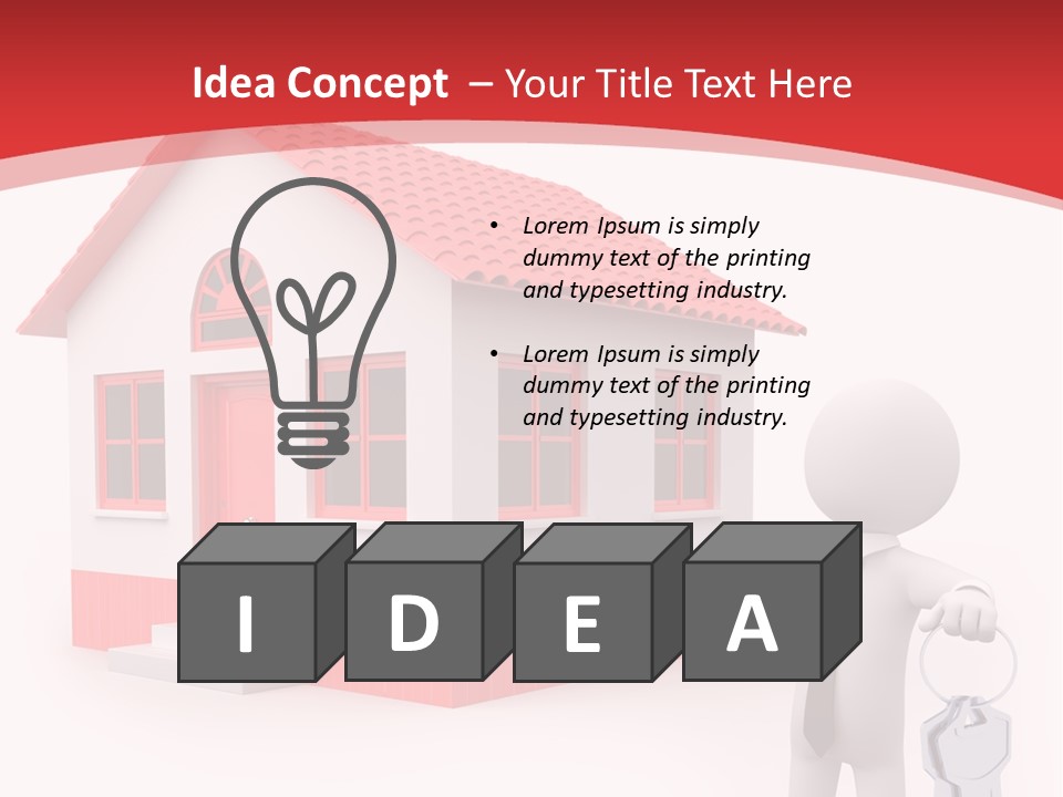 Graphic Man Residence PowerPoint Template