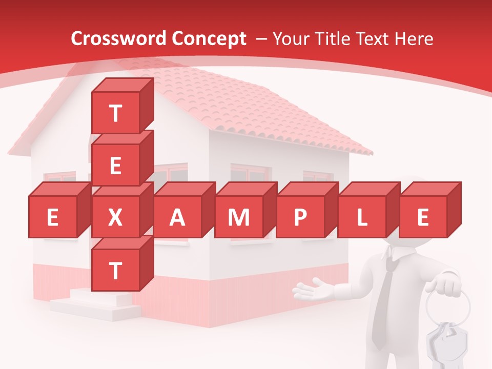 Graphic Man Residence PowerPoint Template